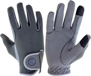 eQUEST GripPro X-LITE Horse Riding Gloves - Lightweight, Breathable, Grippy Non-Slip Material - Comfort Mesh Back - Touchscreen Gloves