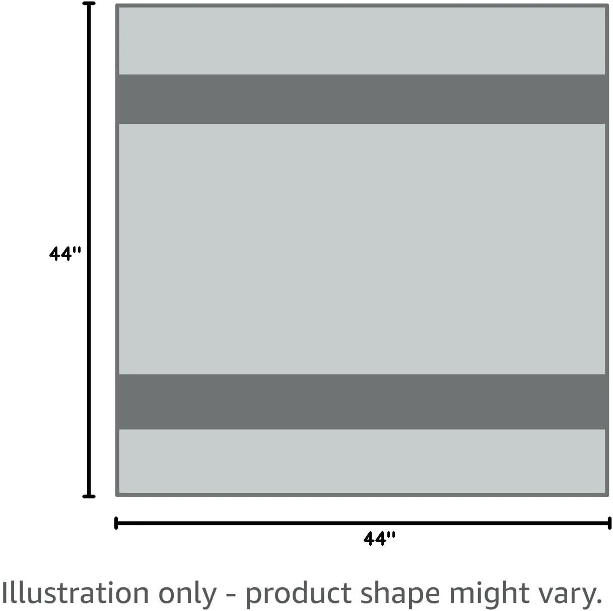 Extra Long Nylon Exfoliating Shower Towel Washcloth (Rough Exfoliate) - Dark Gray & Bone - (2 Pack)