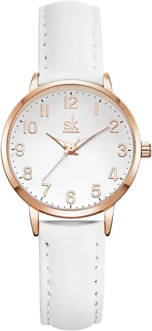 Female Watch Minimalist Ultra-Thin Watch 2024 Fashion Design Lady Girl Wrist Watch,Ladies Waterproof Watches for Women,Reloj para Mujer,Dainty Gifts
