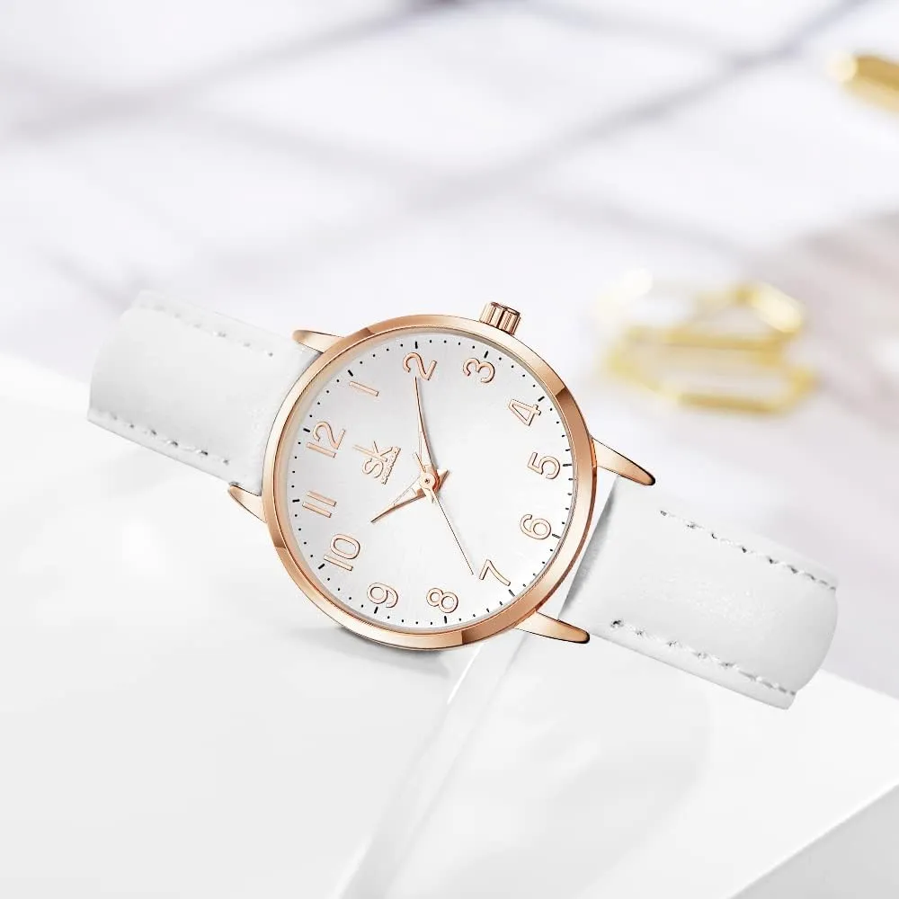 Female Watch Minimalist Ultra-Thin Watch 2024 Fashion Design Lady Girl Wrist Watch,Ladies Waterproof Watches for Women,Reloj para Mujer,Dainty Gifts