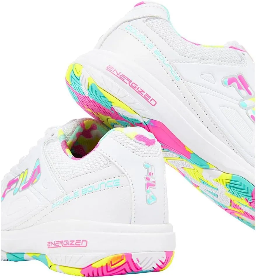 Fila Men's KJ7, White/Red Orange/Biscay Bay