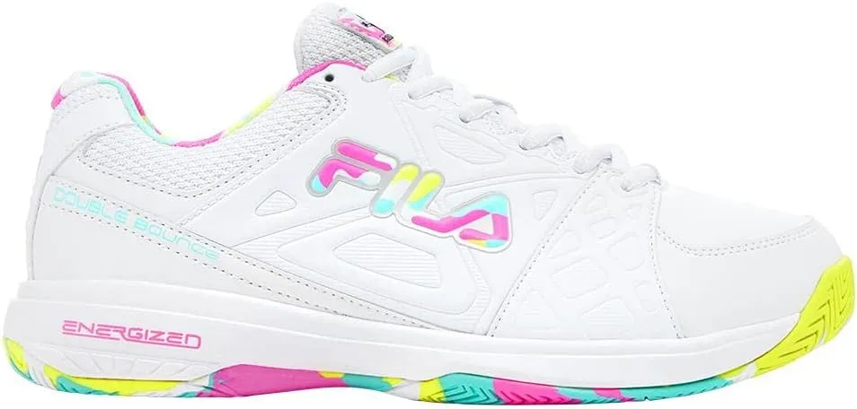 Fila Men's KJ7, White/Red Orange/Biscay Bay