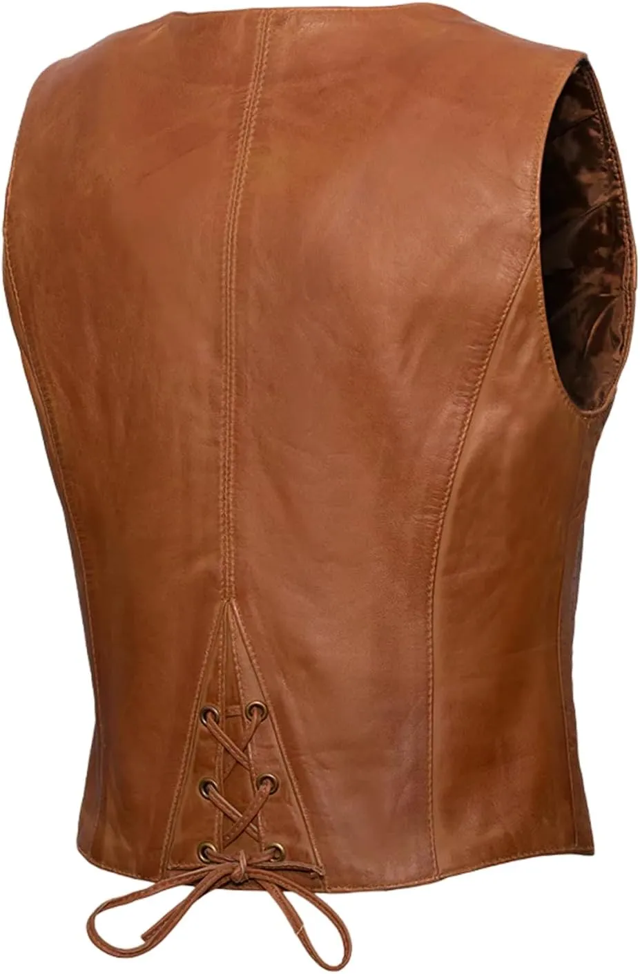 First Mfg Co - Savannah - Women's Motorcycle Biker Riding Leather Vest