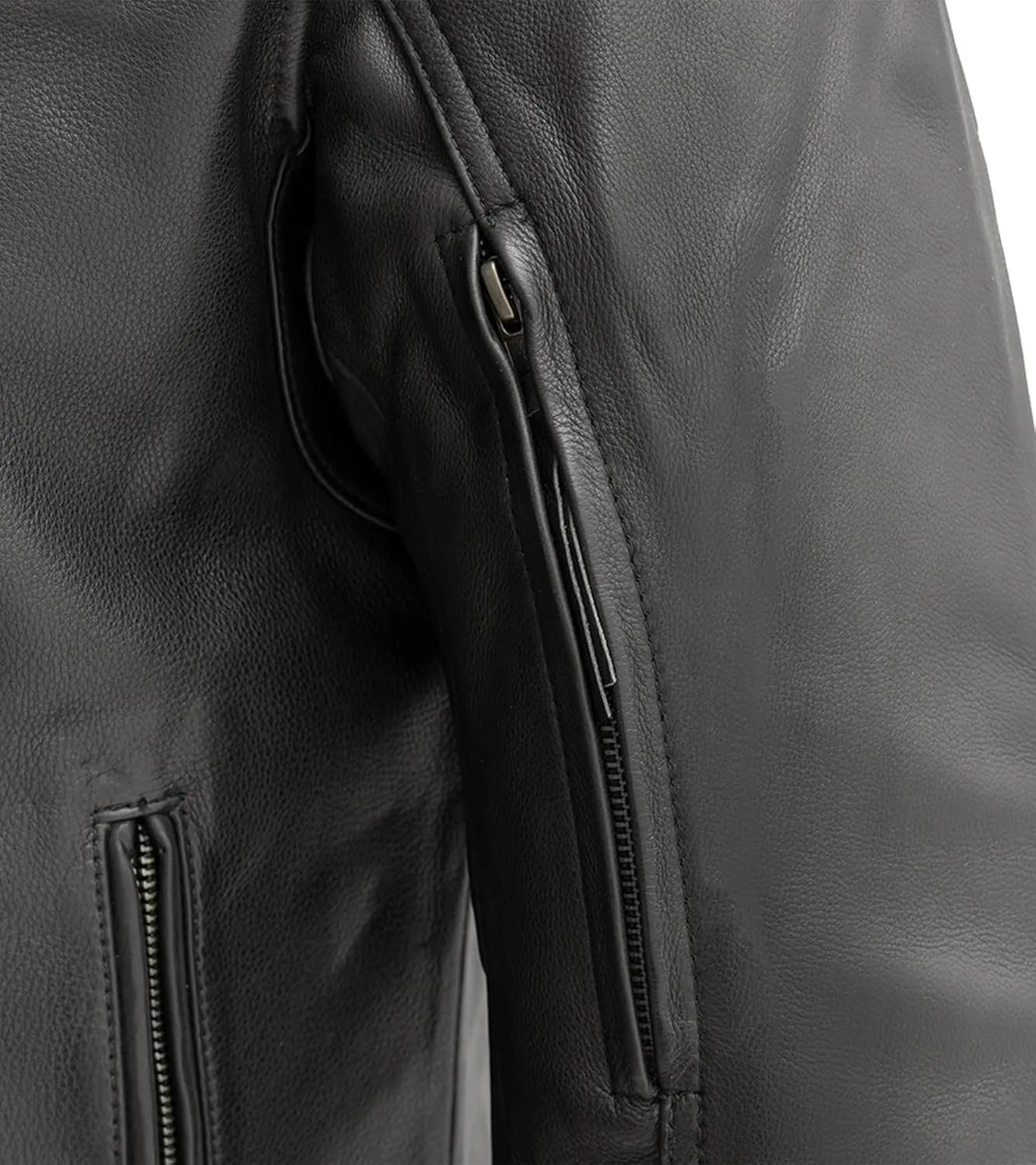 First Mfg Co - Top Performer - Men's Motorcycle Biker Riding Leather Jacket