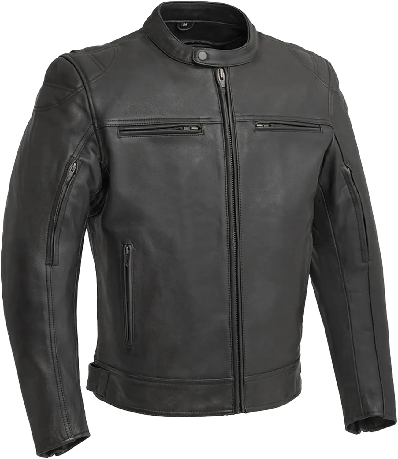 First Mfg Co - Top Performer - Men's Motorcycle Biker Riding Leather Jacket