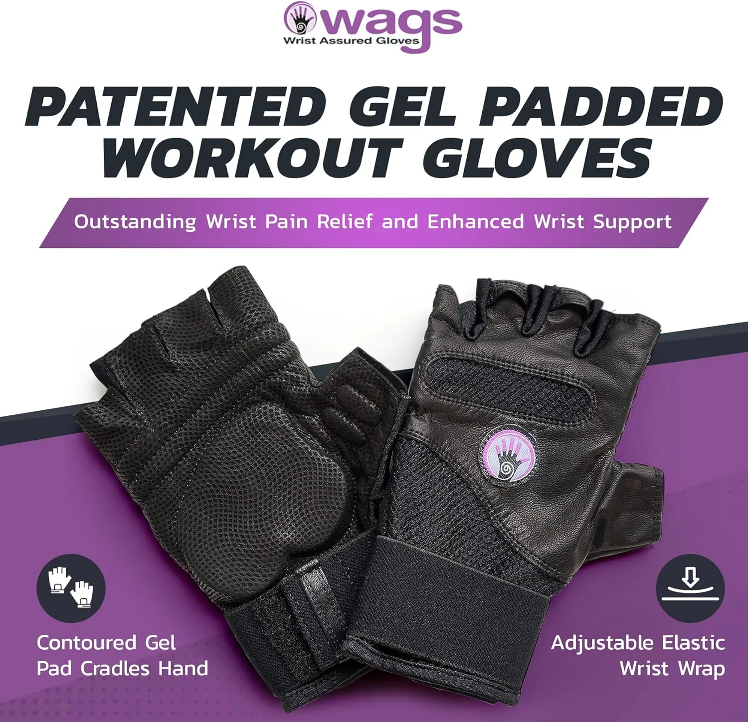 Fitness Fingerless Gloves for Gym Workout & Training, Gym Equipment, Workout Gloves Women /Men Use with Patented Ergonomic Gel Pad, Small
