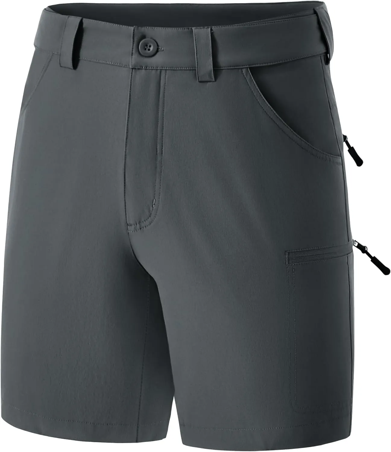 FitsT4 Sports Men's Hiking Cargo Shorts 7 Inch Inseam Quick Dry Outdoor Golf Shorts Casual Work Fishing with 6 Pockets