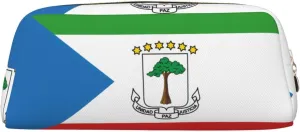Flag of Equatorial Guinea Print Pencil Case, Pencil Pouch with Zipper, Portable Stationery Organizer pencil bag - Office Travel