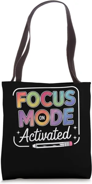 Focus Mode Activated Rainbow Art Tote Bag