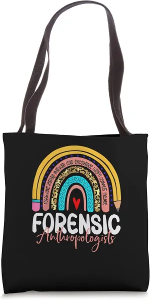 Forensic Anthropologists Rainbow Leopard Legal Justice ligit Tote Bag