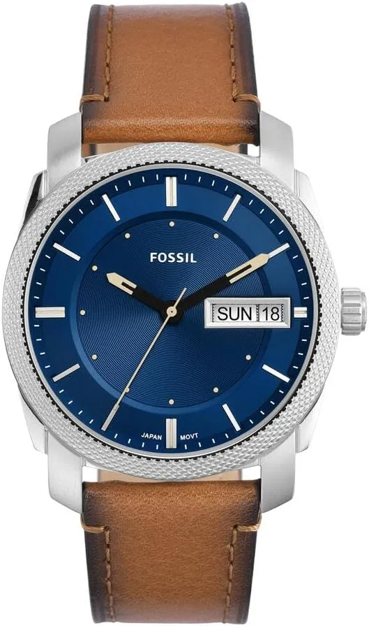 Fossil Men's Machine Quartz Stainless Steel Three-Hand Watch