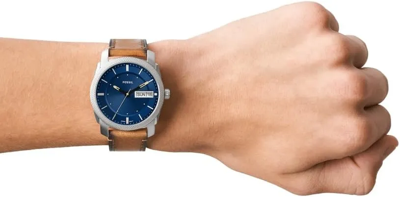 Fossil Men's Machine Quartz Stainless Steel Three-Hand Watch