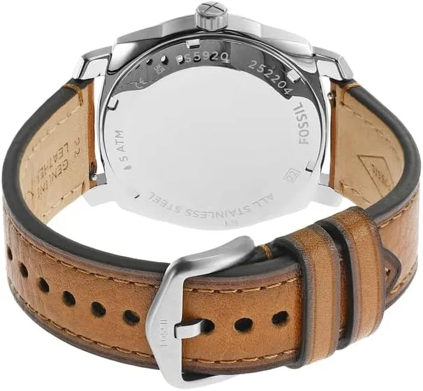 Fossil Men's Machine Quartz Stainless Steel Three-Hand Watch