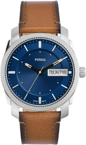Fossil Men's Machine Quartz Stainless Steel Three-Hand Watch