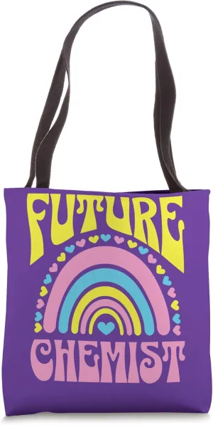 Future Chemist Bright Retro Rainbow Chemists Training Tote Bag