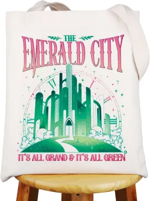 G2TUP Good Witch Musical Tote Bag The Emerald City Gifts Bad Queen Shoulder Bag Defy Gravity Gifts Witch Musical Theater Gift