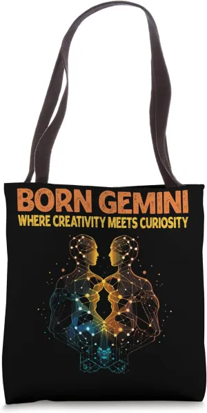 GEMINI ESSENCE UNPREDICTABLY PREDICTABLE Tote Bag