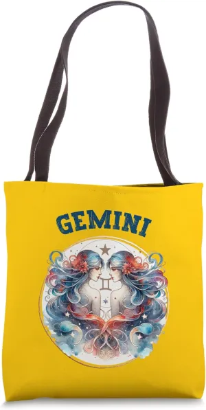 Gemini Symbol Zodiac Sign Loves Astrology Lover Gemini Tote Bag