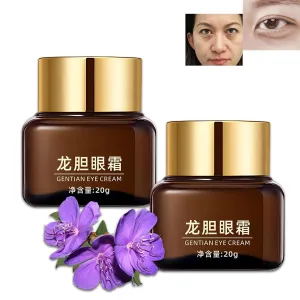 Gentian Anti-Wrinkle Eye Cream, Gentian Eye Cream, Gentian Anti-Wrinkle Firming Eye Cream, Gentian Eye Cream for Eye Bags, Dark Circles Puffiness and Bags Under Eyes