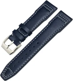 Genuine Leather Watchband For IWC Mark XVIII Le Petit Prince Pilotu2019s Watch 20mm 21mm 22mm Cowhide Strap