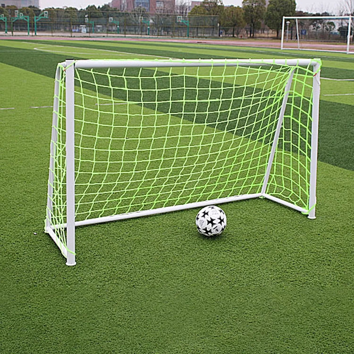 Glow in The Dark Soccer Net,Luminous Soccer Goal,Soccer Goals for Backyard,Soccer Net Replacement,12x6 and 6'x4 Soccer Goal Net Replacement,Post Not Included.