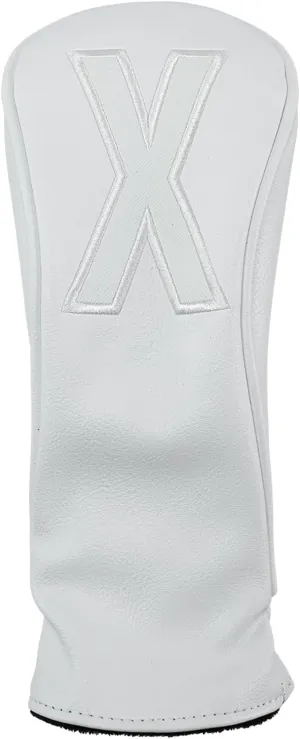 Golf Club Covers – Premium Leather Driver Headcover, Fairway Wood, 3 Wood, Hybrid, Fits Mallet Blade Putter Head Covers Alignment Stick Cover