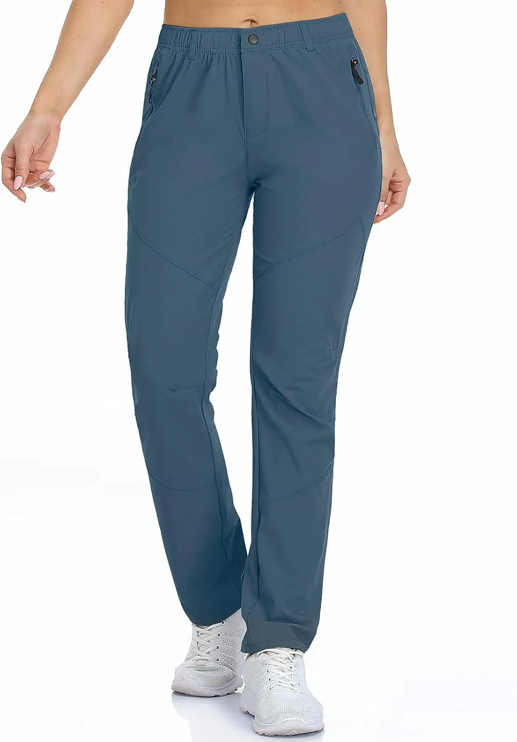 Golf Pants Women 27''/29''/31'' Lightweight Travel Pants for Ladies Quick Dry Nylon Outdoor Hiking Slacks