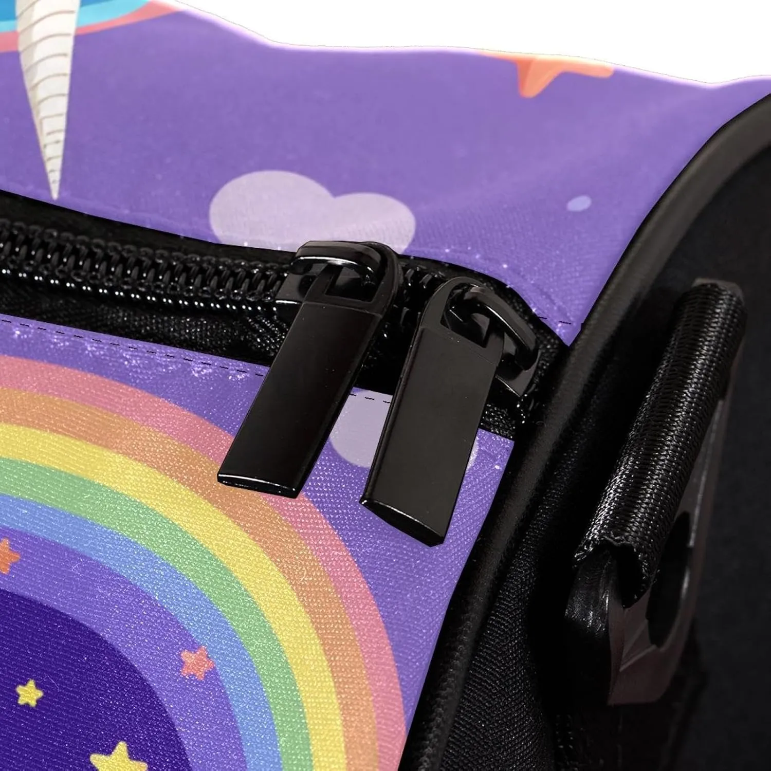 Gym Bags for Men,Travel Duffel Bags for Women,Cartoon Theme Rainbow Unicorn,Workout Bag