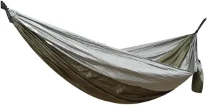 Hamock Outdoor Camping Parachute Nylon Cloth Single Double Outdoor Camping Cycling Indoor Leisure Outdoor Hammock Hanmock(A,B)