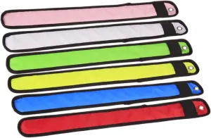 Hemoton Night Running Led Bracelet 6pcs Led Wristband Sports Wristband Reflective Lattice Bright Light Battery Operated for Outdoor Activities