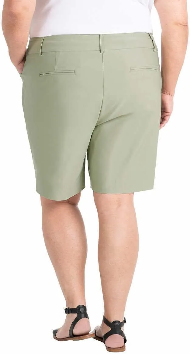 Hilary Radley Womens Midweight Bermuda Pull-On Short