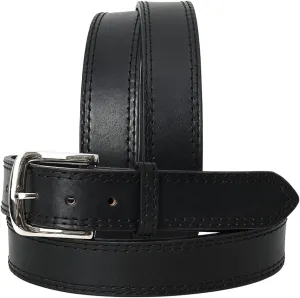 HILASON Western Genuine Leather Belt for Men Women Cowboy Cowgirl Handmade Unisex Full Grain Heavy Duty Tooled Belt for Jeans
