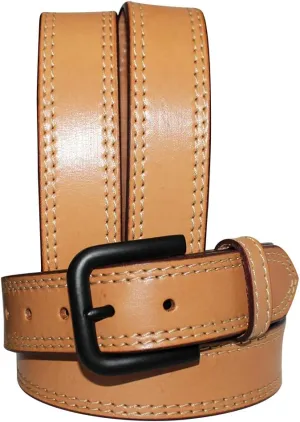 HILASON Western Genuine Leather Belt for Men Women Cowboy Cowgirl Handmade Unisex Full Grain Heavy Duty Tooled Belt for Jeans