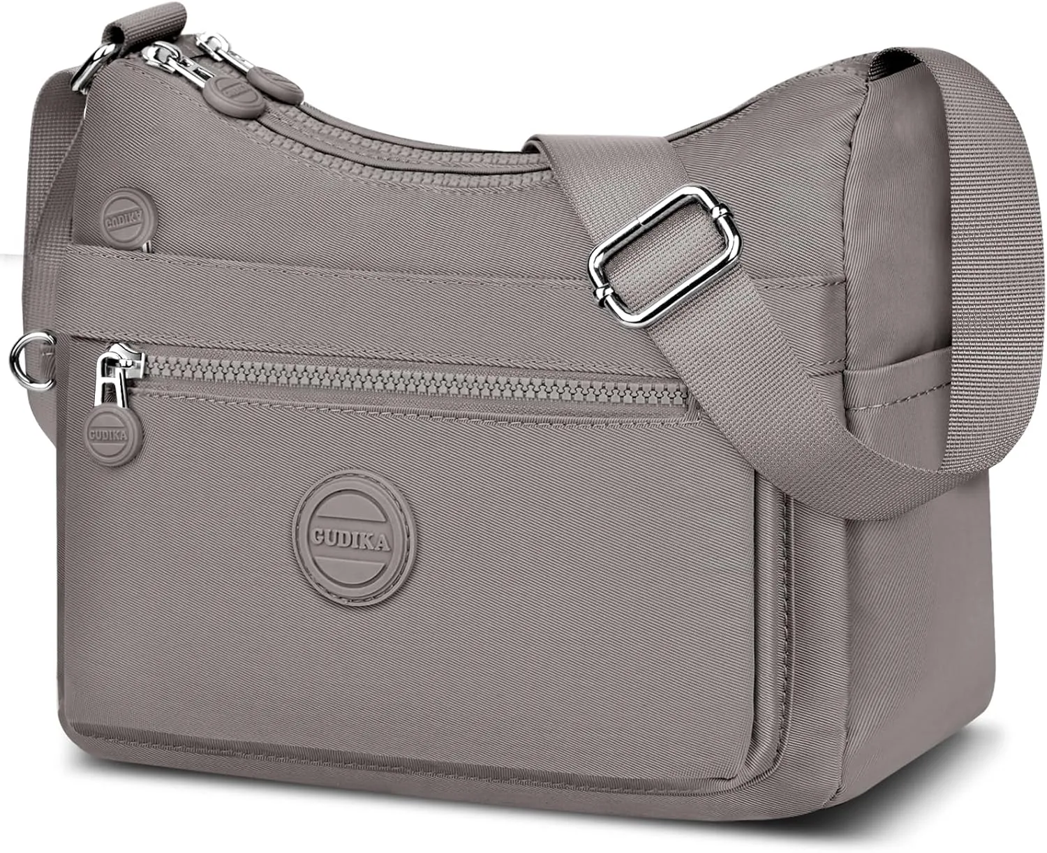 HUANLANG Nylon Crossbody Bags for Women Large Lightweight Travel Purse Women's Pocketbooks Multi Pocket Shoulder Bag