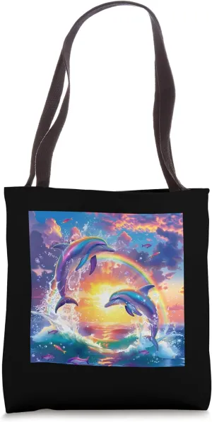 I Just Wanna Be Part of Your Symphony, Symphony Dolphin Meme Tote Bag