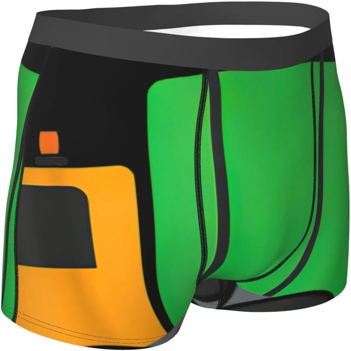 I Love Garbage Trucks print Men's Boxer Briefs,men's Underwear,gifts for men,Comfortable, breathable and soft