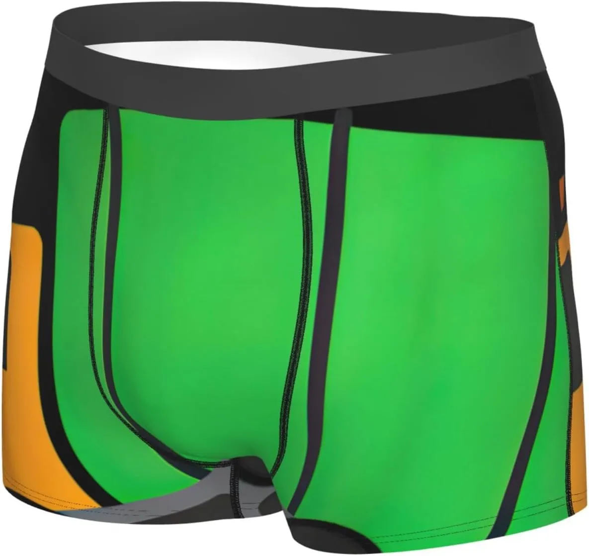 I Love Garbage Trucks print Men's Boxer Briefs,men's Underwear,gifts for men,Comfortable, breathable and soft