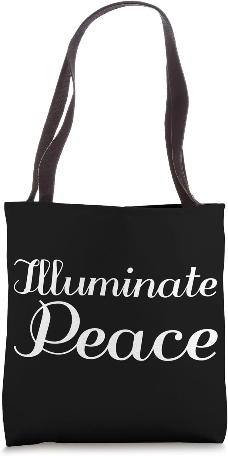 Illuminate Peace - Depression Tote Bag