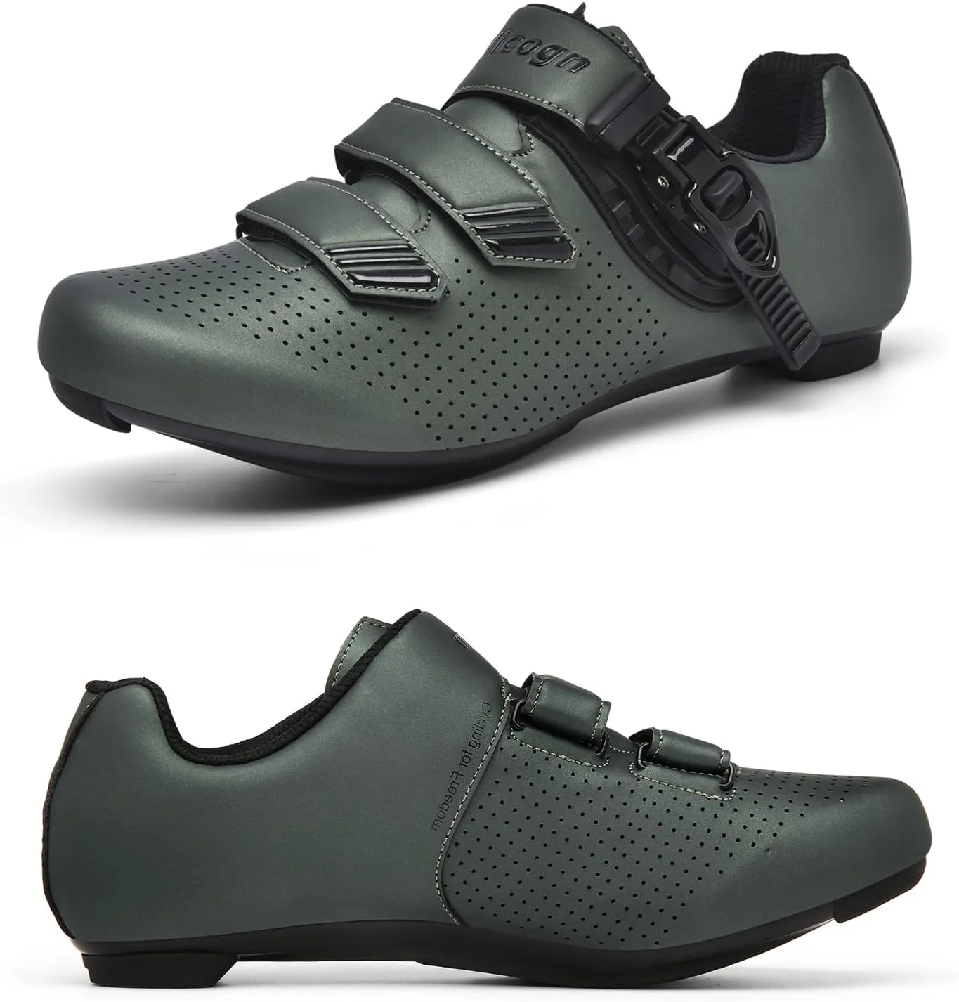 Indoor Cycling Shoes for Men Women Compatible with Peloton Bike Pre-Installed with Look Delta Cleats Outdoor Road Biking
