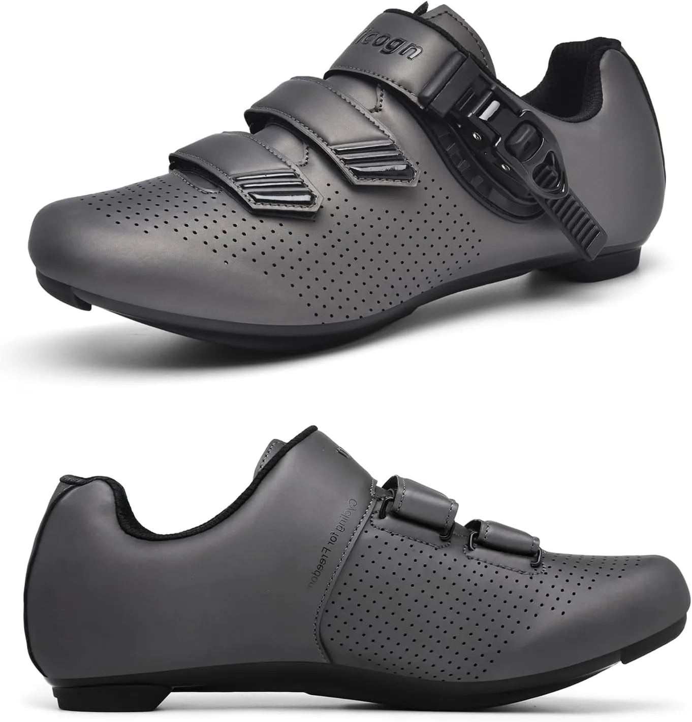 Indoor Cycling Shoes for Men Women Compatible with Peloton Bike Pre-Installed with Look Delta Cleats Outdoor Road Biking