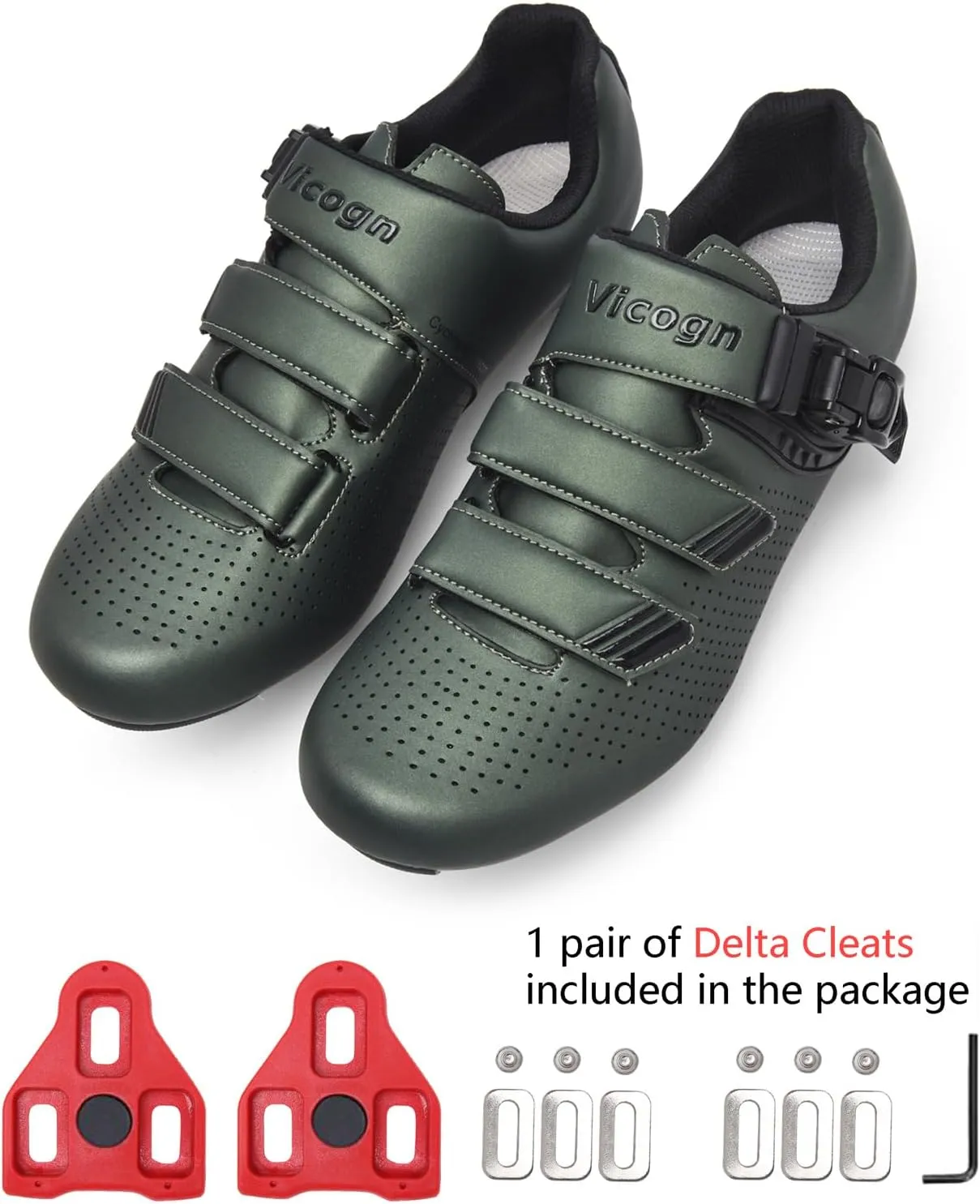 Indoor Cycling Shoes for Men Women Compatible with Peloton Bike Pre-Installed with Look Delta Cleats Outdoor Road Biking