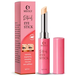 Instant Eye Bag Remover, Retinol Eye Cream for Dark Circles, Under Eye Brightener Stick, Under Eye Cream Anti Aging, Eye Cream for Wrinkles, Brightening Eye Cream for Puffiness and Bags