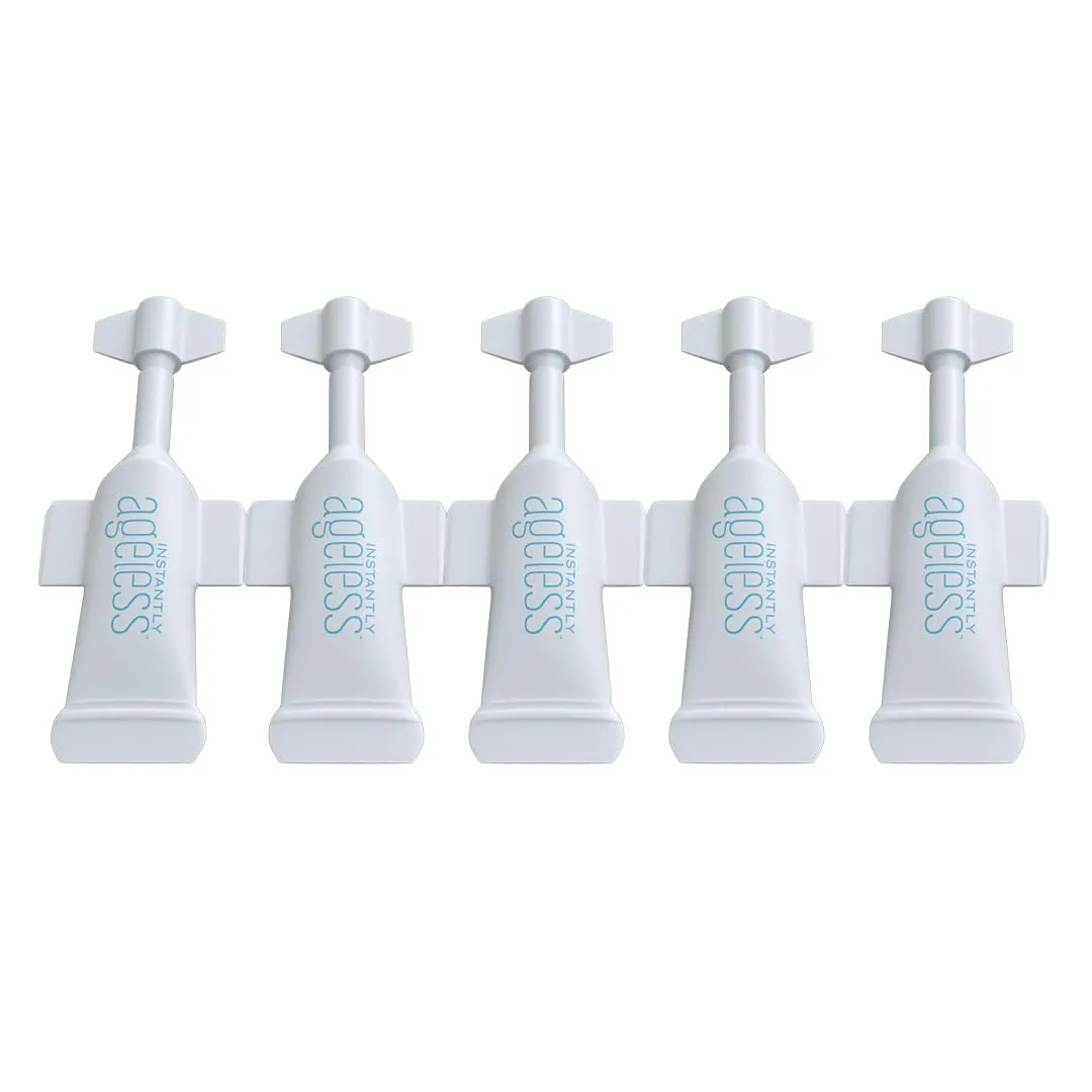 Instantly Ageless - Instant Face Lift Cream - Skin Care for Anti Aging face cream - Wrinkle Tightener - Instant Under Eye Bags Remover - Facelift 5 Vials