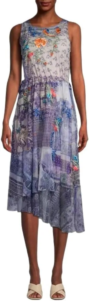 Johnny Was Women's Sleeveless Mesh Dress