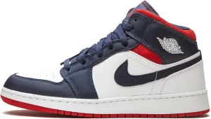 Jordan Big Kid's 1 Mid SE White/Taxi-Dark Shadow (FN1190 100)