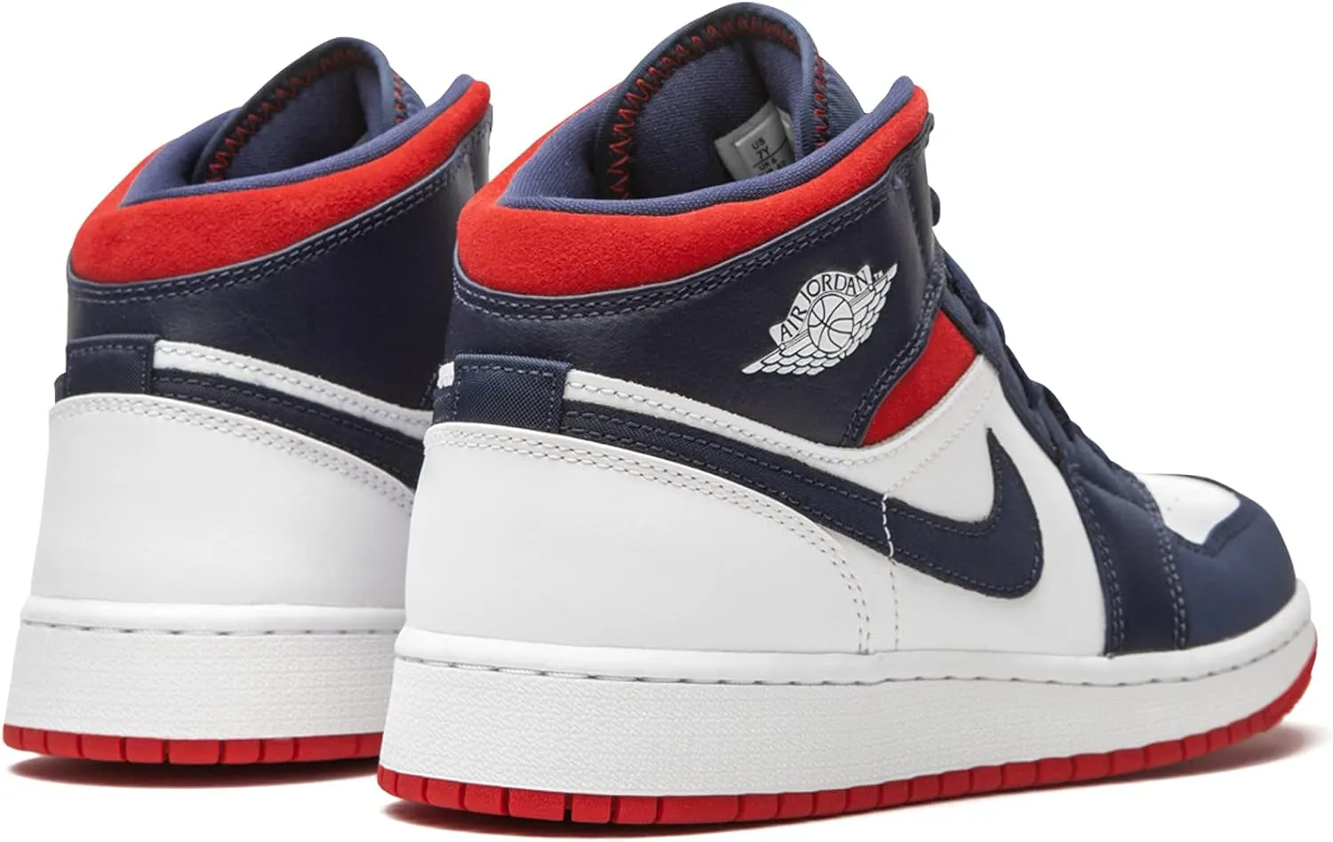 Jordan Big Kid's 1 Mid SE White/Taxi-Dark Shadow (FN1190 100)