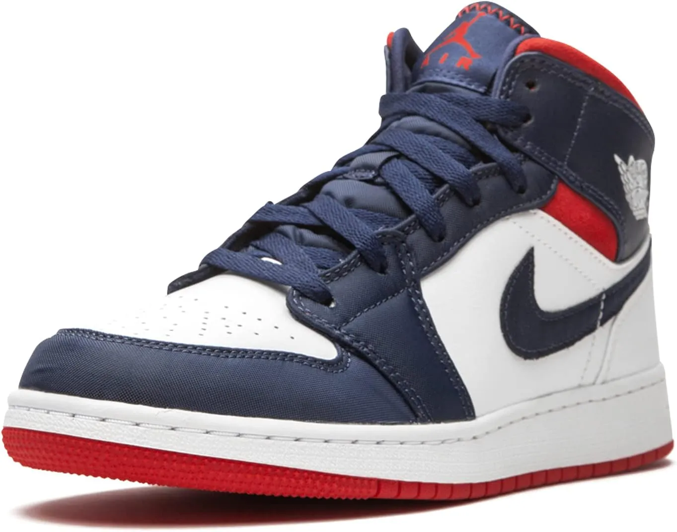 Jordan Big Kid's 1 Mid SE White/Taxi-Dark Shadow (FN1190 100)