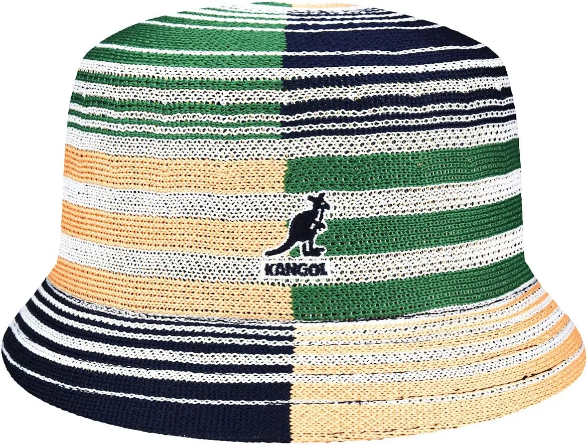 Kangol Digital Stripes Bin - White Stripe/XL White Stripe, X-Large