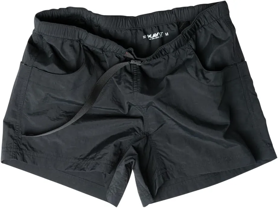 KAVU Elle Quick Dry Shorts with Mesh Pockets, Elastic Waistband, Belt