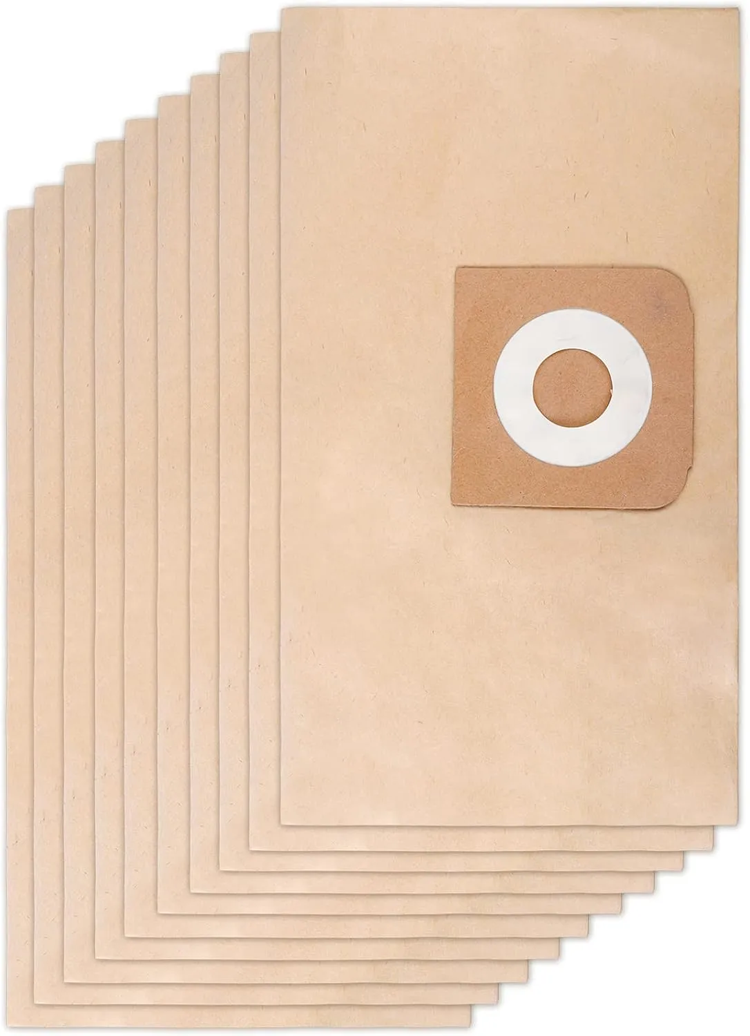 KEEPOW 10 Pack CMXZVBE38749 Vacuum Dust Bags Replacement Compatible with CRAFTSMAN 16-20 Gallon Wet/Dry Shop Vac Bags: CMXEVBE17595, CMXEVBE17596, Part# 38749
